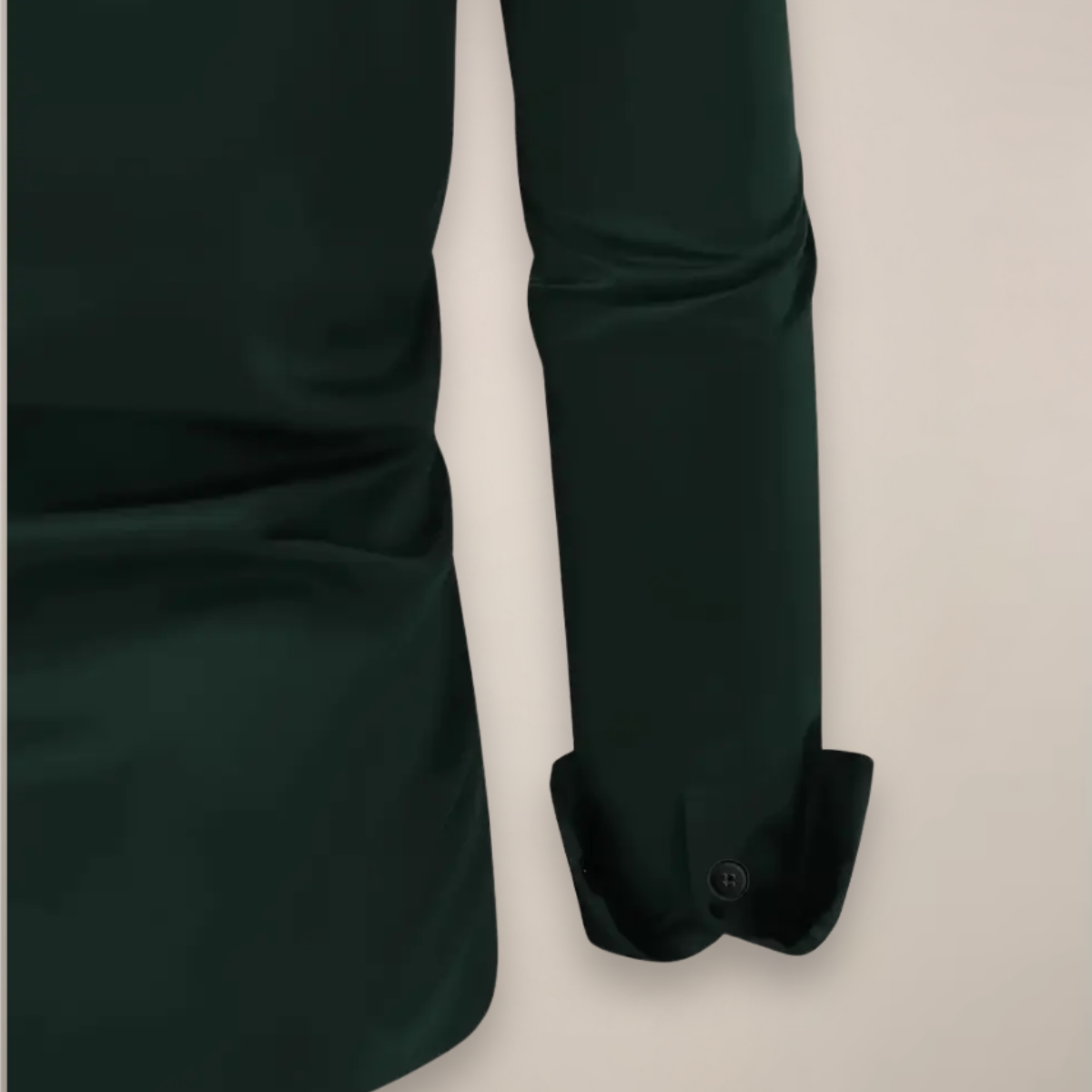 Camicia slim elegante — Camicia a manica lunga primaverile con collo classico