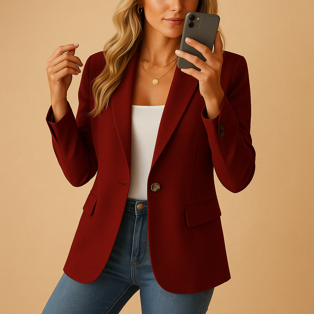 Blazer sartoriale — Giacca elegante da lavoro e per il quotidiano