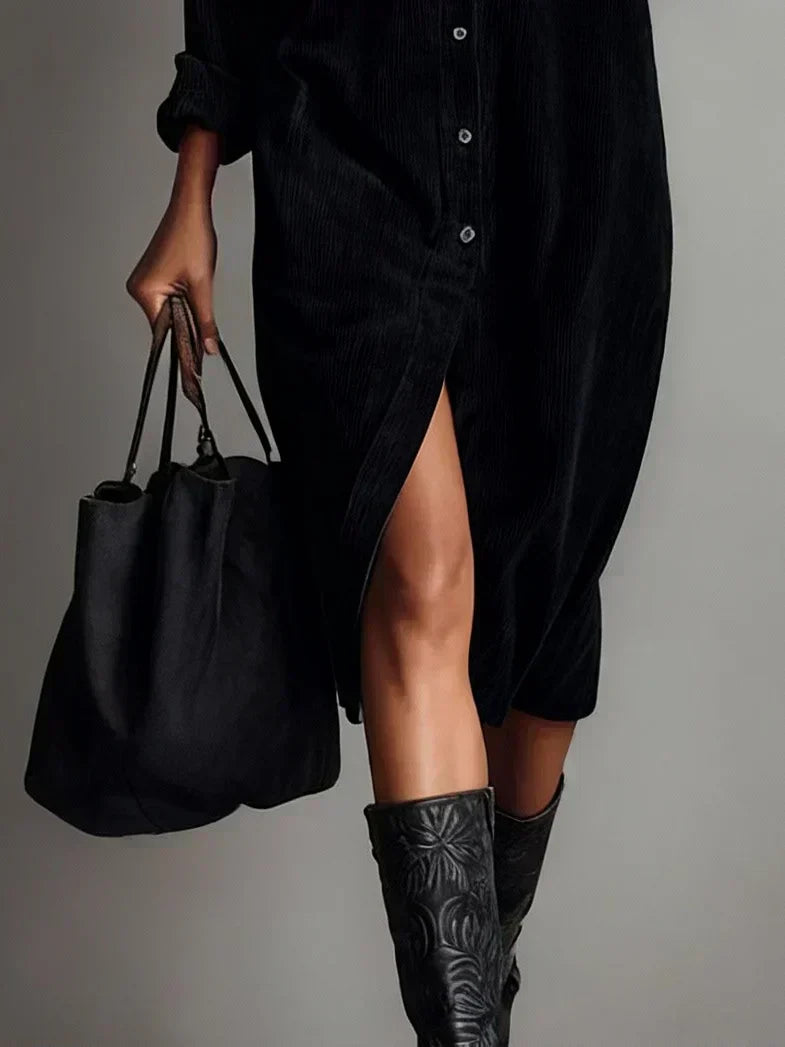 Abito svasato elegante — Abito midi favorevole e versatile