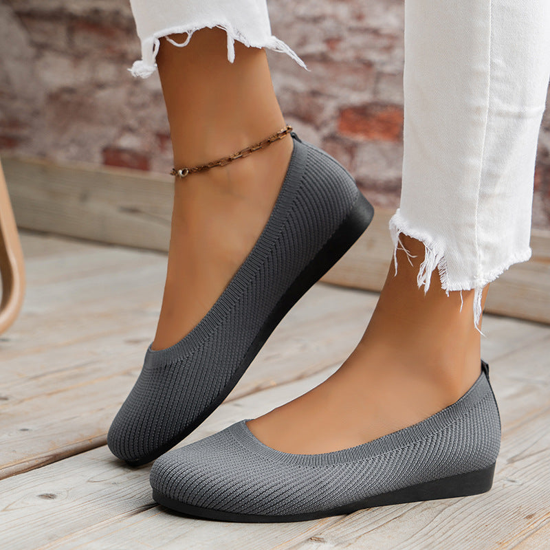 Scarpe slip-on comode con supporto dell'arco — Calzatura leggera e traspirante