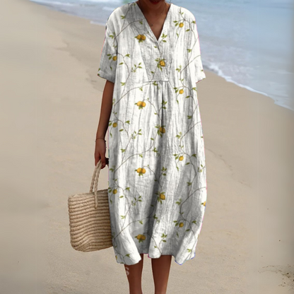 Vestido de verano para mujer, fluido