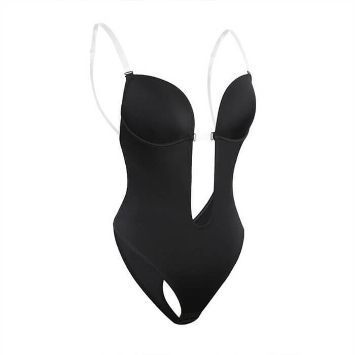 Body modellante senza schiena con coppe — Body invisibile riducente