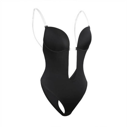 Body modellante senza schiena con coppe — Body invisibile riducente