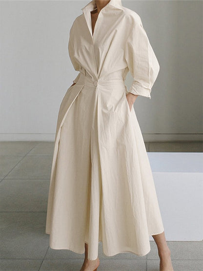 Abito lungo ed elegante dal taglio fluido — Abito maxi versatile