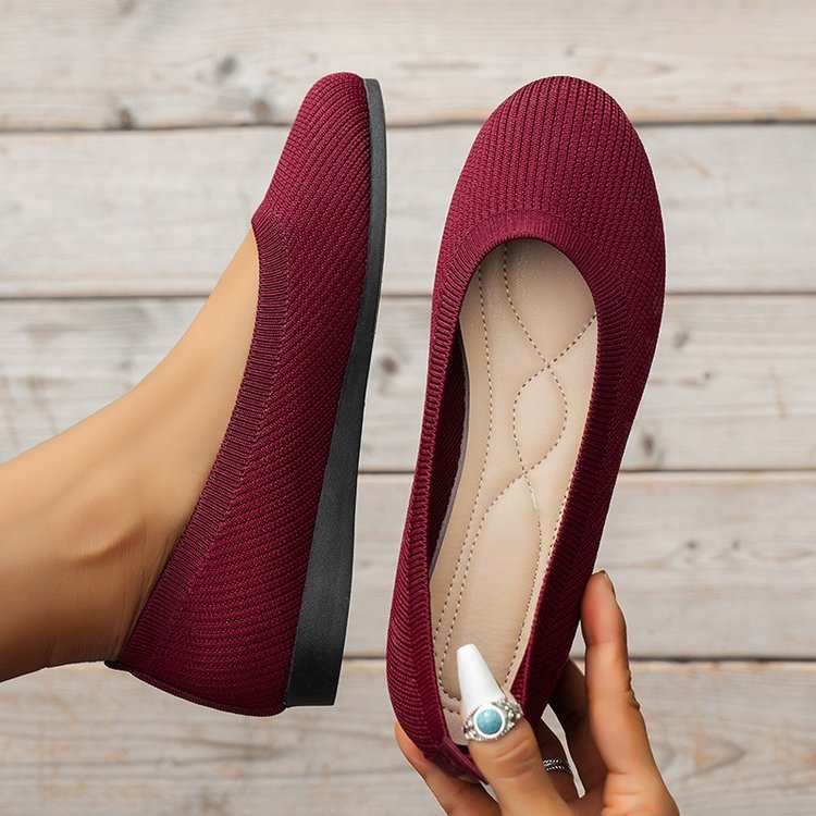 Scarpe slip-on comode con supporto dell'arco — Calzatura leggera e traspirante