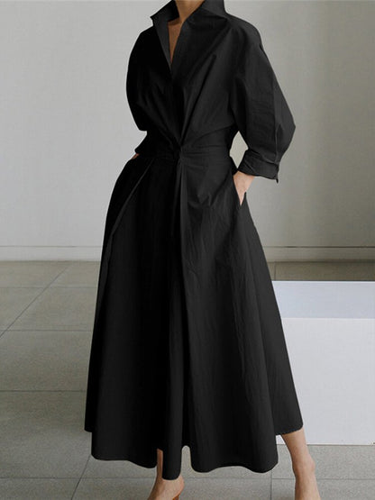 Abito lungo ed elegante dal taglio fluido — Abito maxi versatile