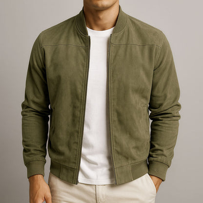 Giacca con zip dal design minimalista — Giacca moderna e versatile
