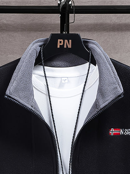 Chaqueta polar para hombre, invierno