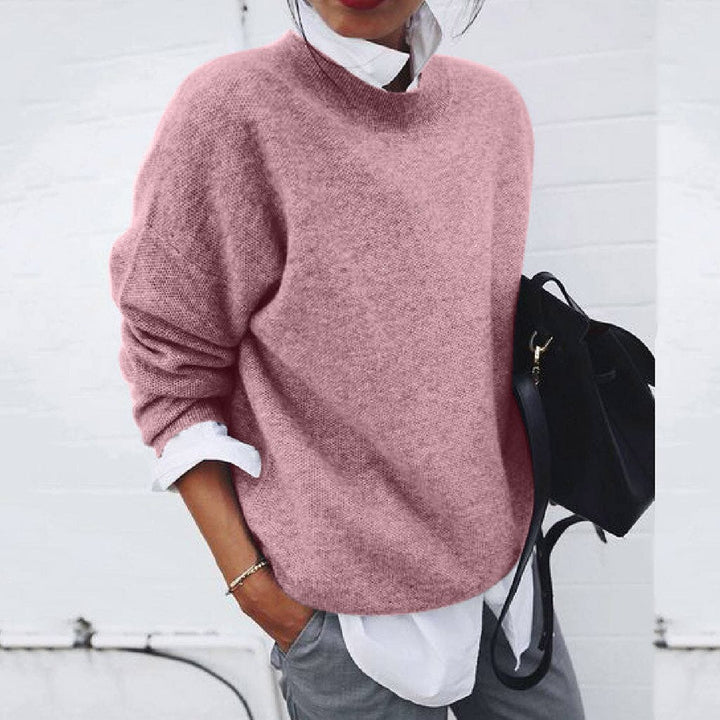 Jersey de punto para mujer, cachemira suave