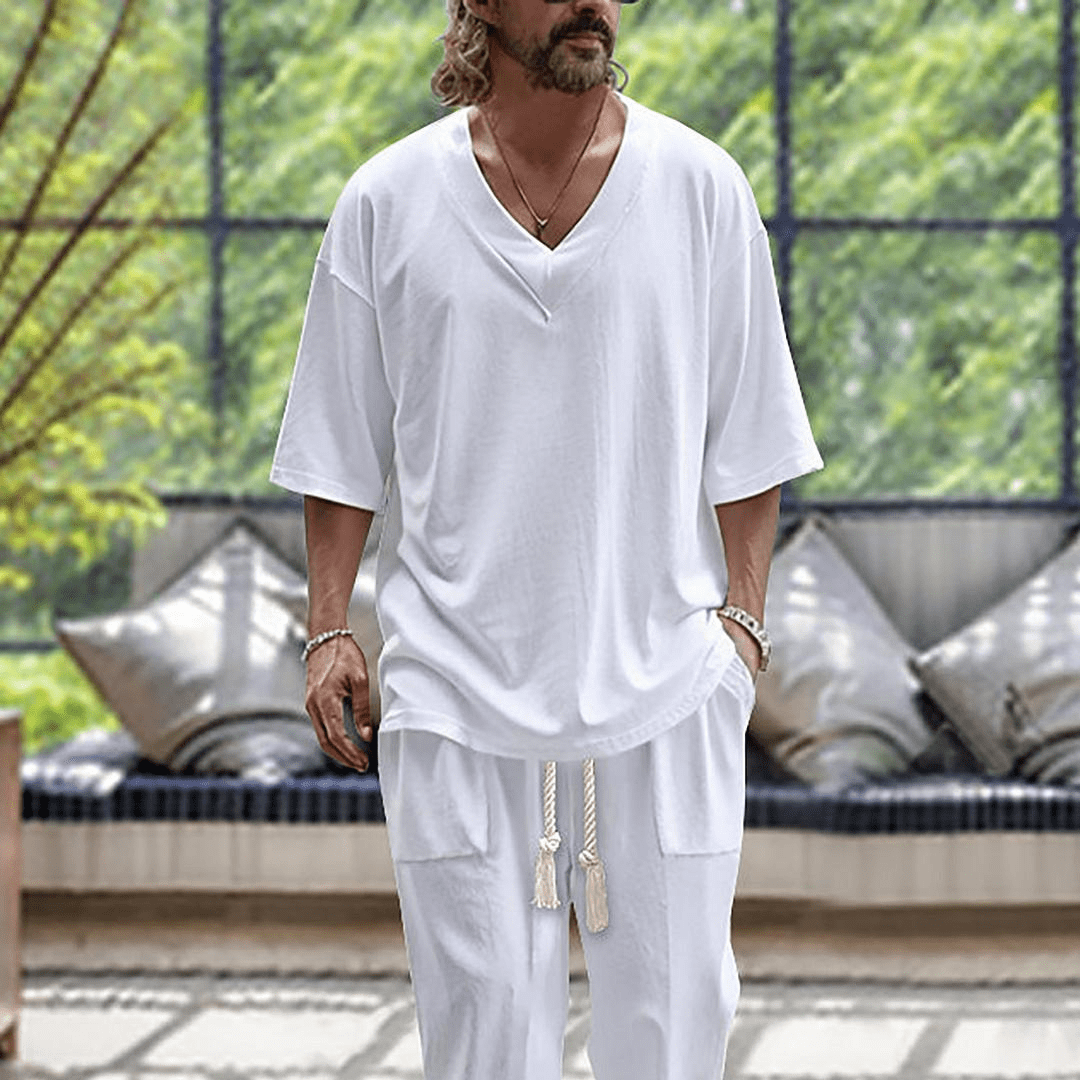 Completo oversize a maniche lunghe — Set d'inverno due pezzi