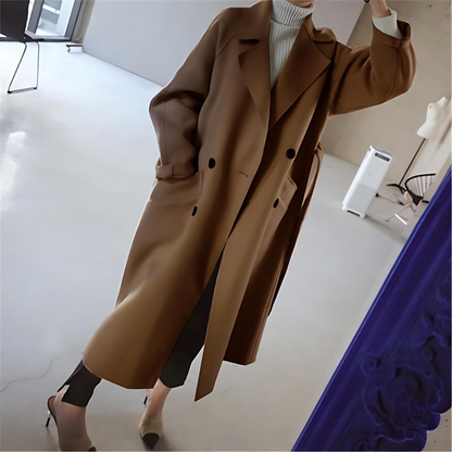 Cappotto classico in lana — Cappotto caldo ed elegante d'inverno