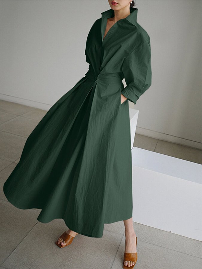 Abito lungo ed elegante dal taglio fluido — Abito maxi versatile