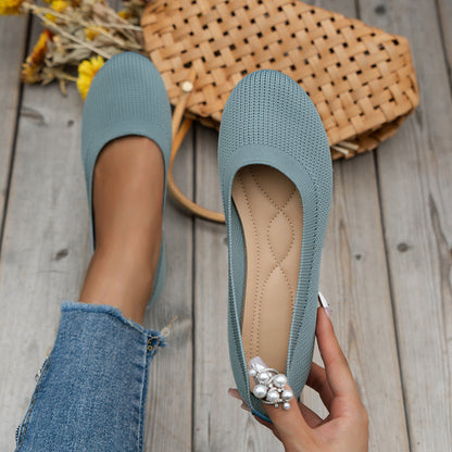Scarpe slip-on comode con supporto dell'arco — Calzatura leggera e traspirante