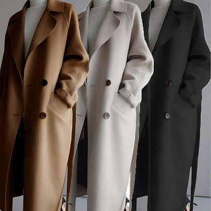 Cappotto classico in lana — Cappotto caldo ed elegante d'inverno