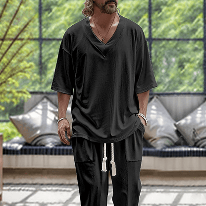 Completo oversize a maniche lunghe — Set d'inverno due pezzi