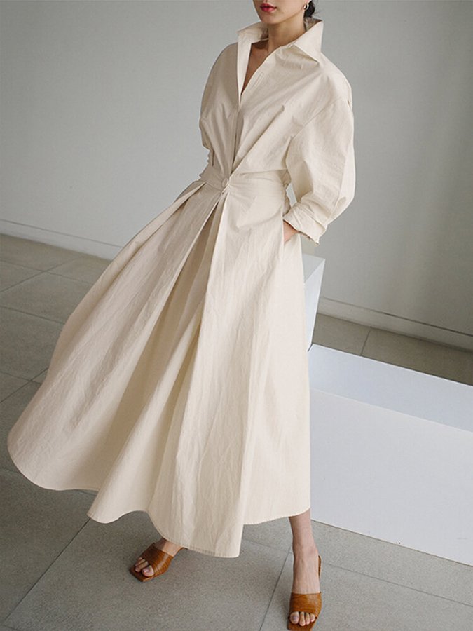 Abito lungo ed elegante dal taglio fluido — Abito maxi versatile