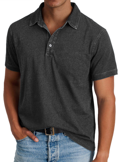 Polo para hombre, manga corta