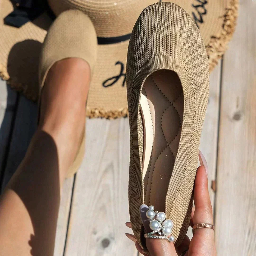 Scarpe slip-on comode con supporto dell'arco — Calzatura leggera e traspirante
