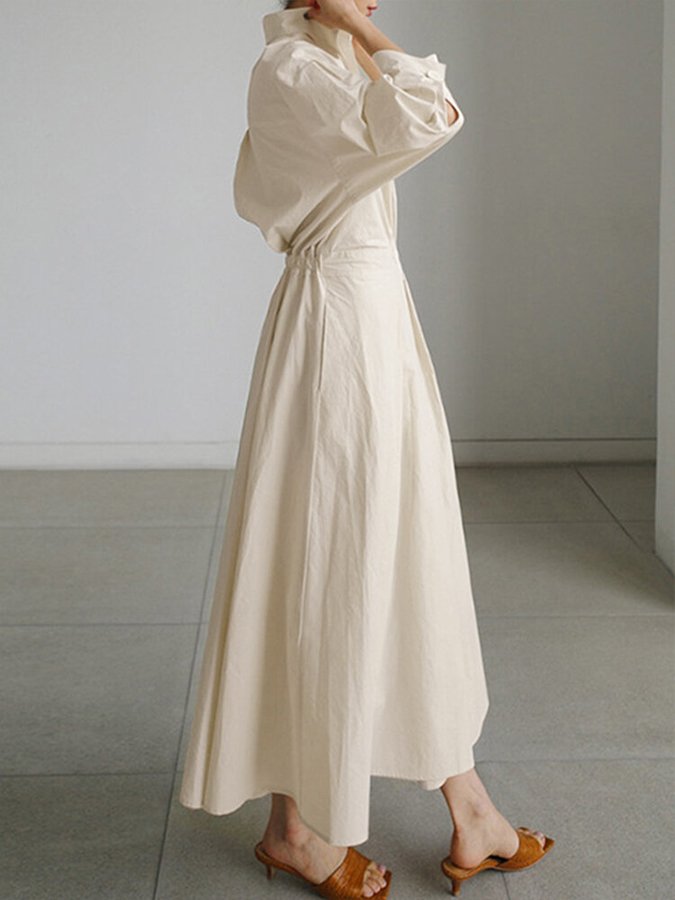 Abito lungo ed elegante dal taglio fluido — Abito maxi versatile