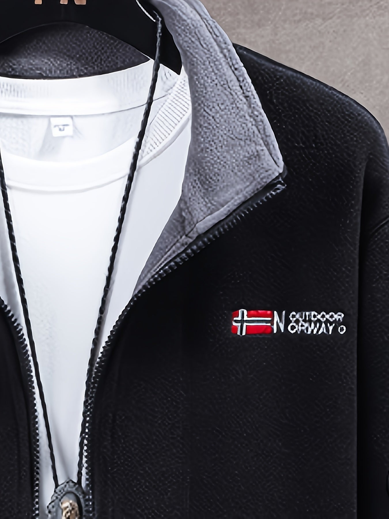 Chaqueta polar para hombre, cálida