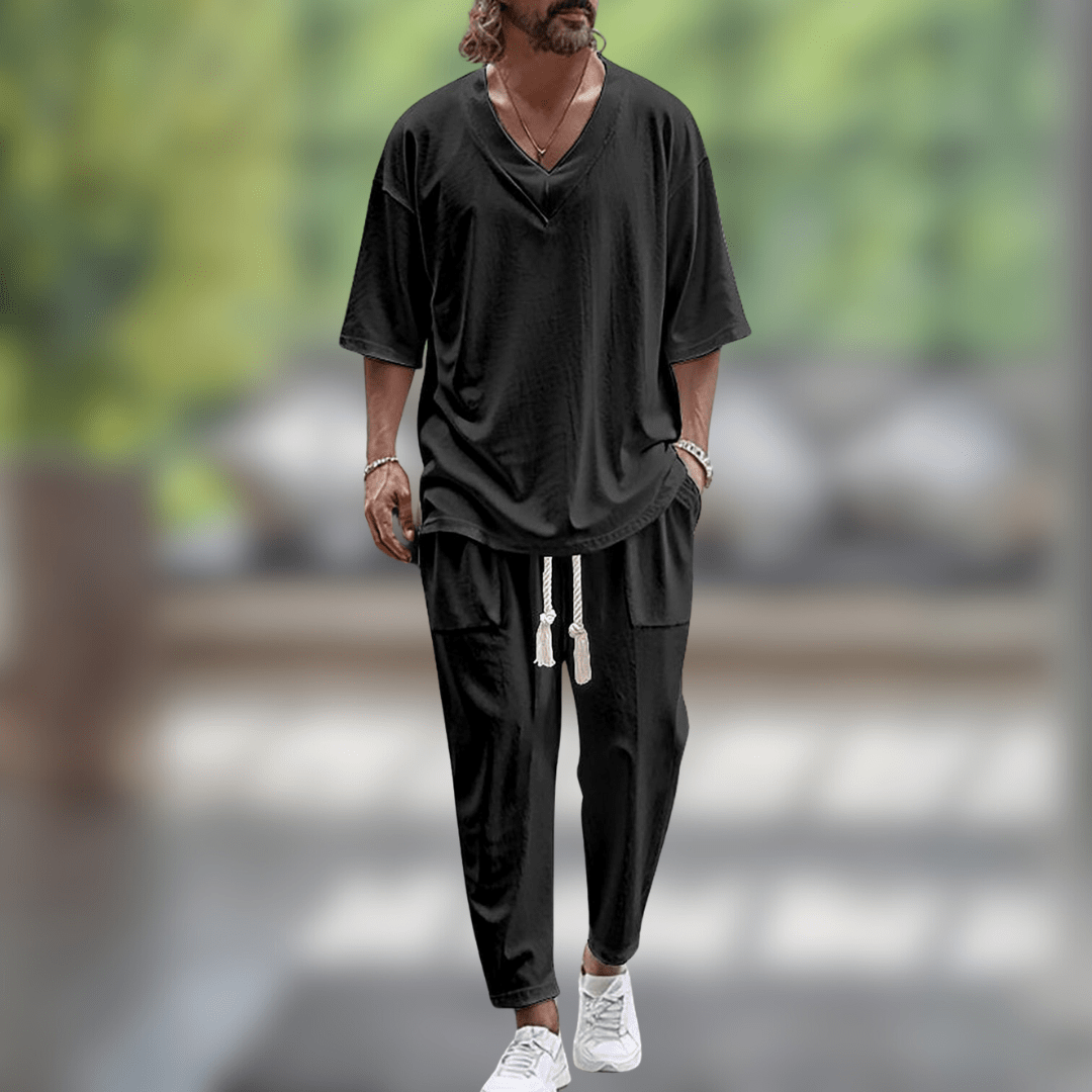 Completo oversize a maniche lunghe — Set d'inverno due pezzi