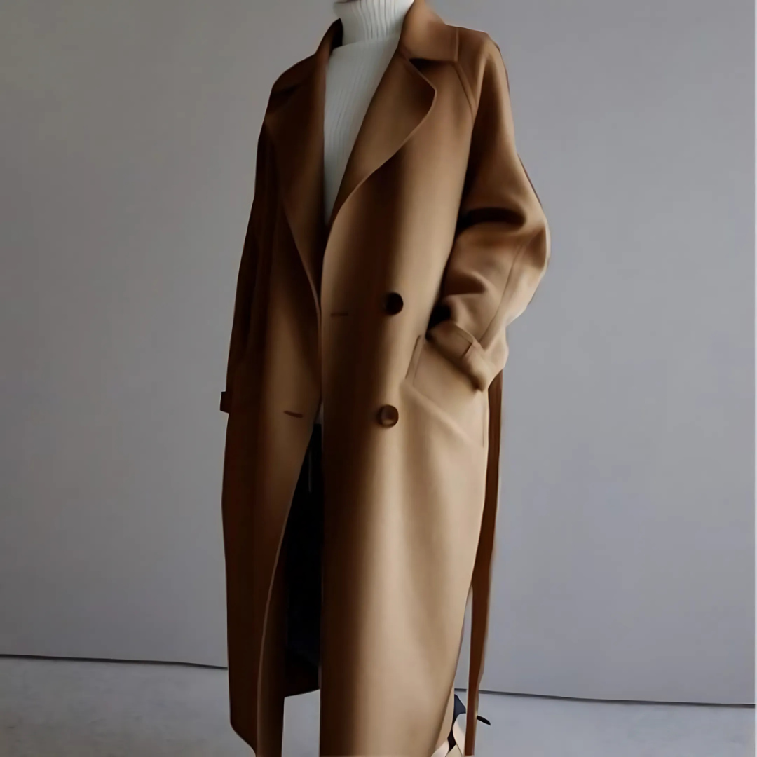 Cappotto classico in lana — Cappotto caldo ed elegante d'inverno