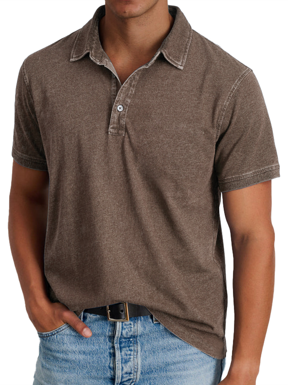 Polo para hombre, look pulido