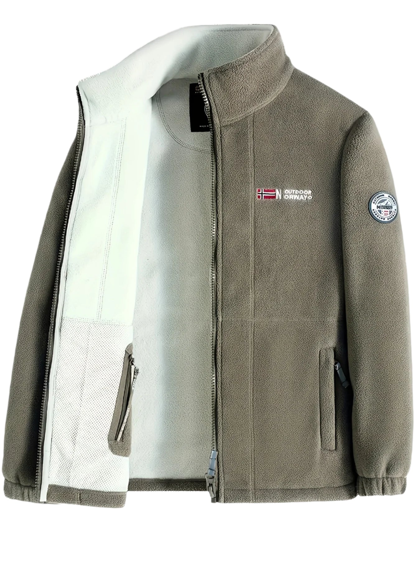 Chaqueta polar para hombre, cálida