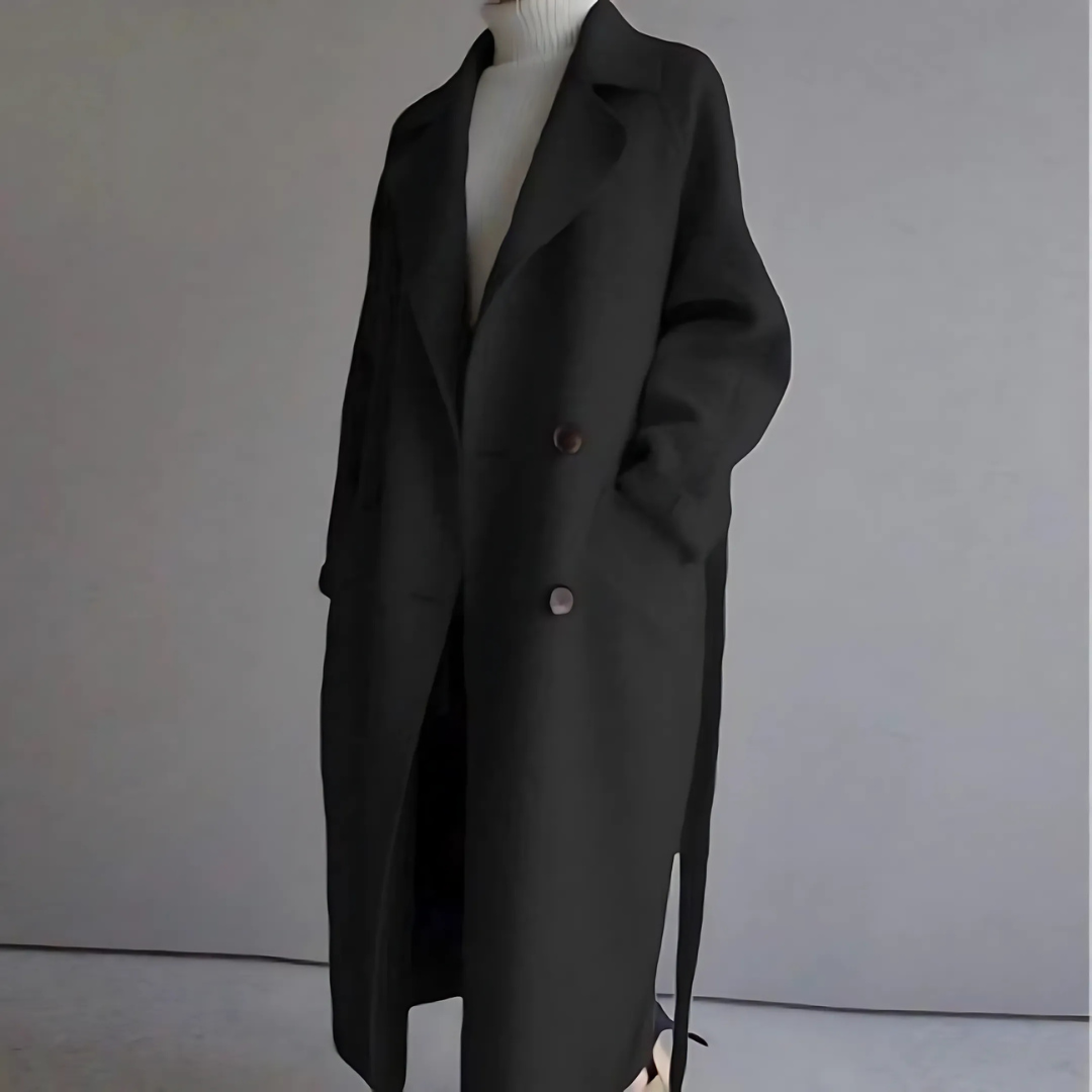 Cappotto classico in lana — Cappotto caldo ed elegante d'inverno