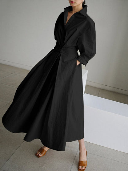 Abito lungo ed elegante dal taglio fluido — Abito maxi versatile