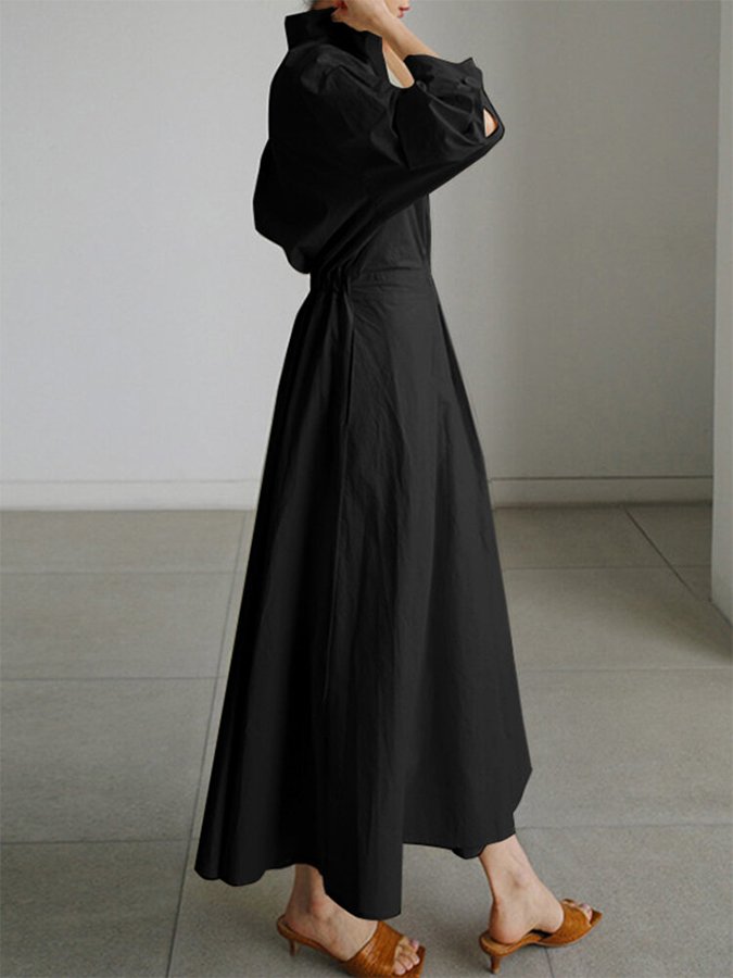 Abito lungo ed elegante dal taglio fluido — Abito maxi versatile