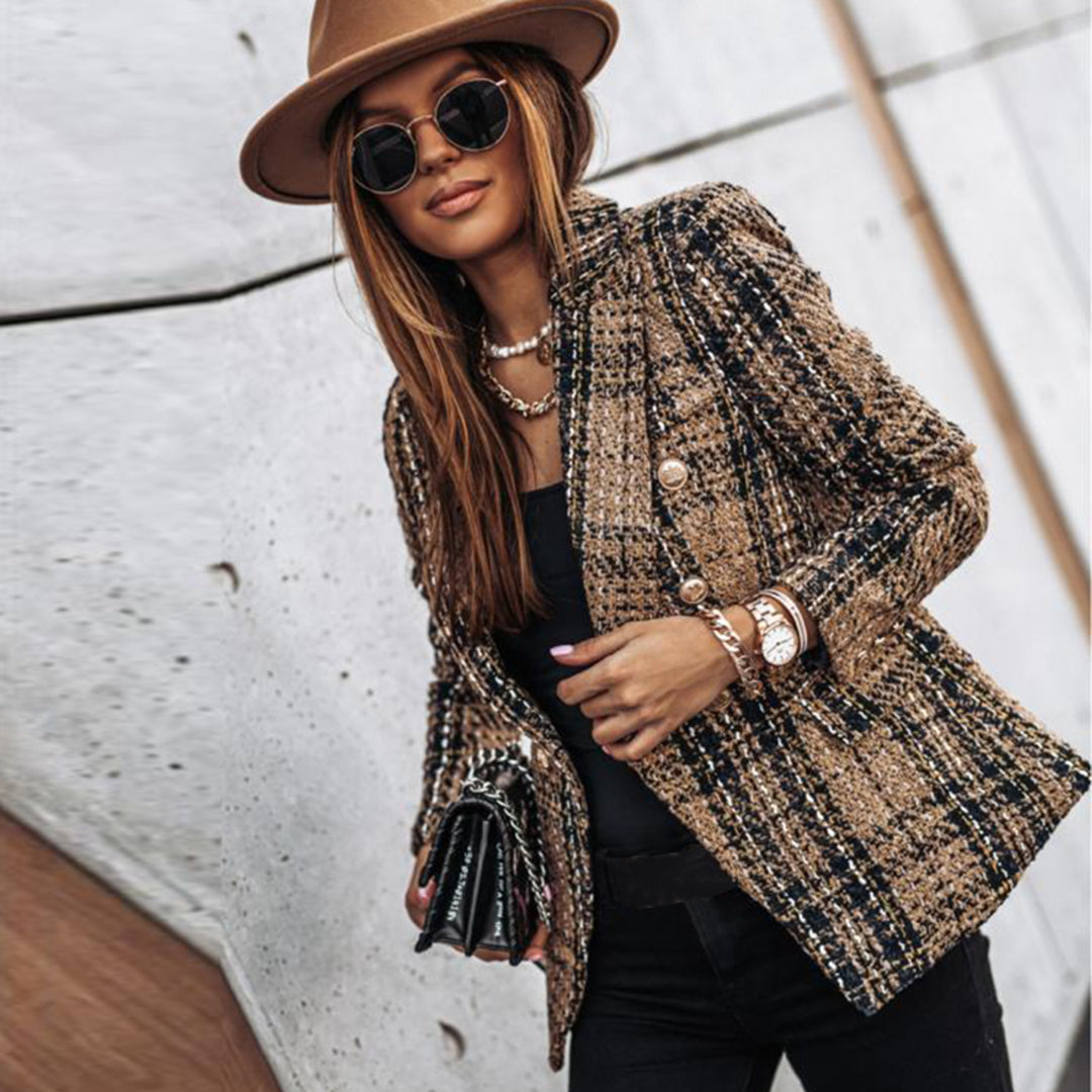 Blazer elegante dal taglio classico — Giacca versatile a manica lunga