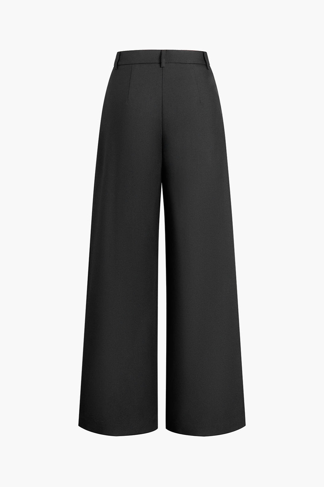 Pantaloni di lino a gamba larga e vita alta — Pantaloni eleganti da vestire