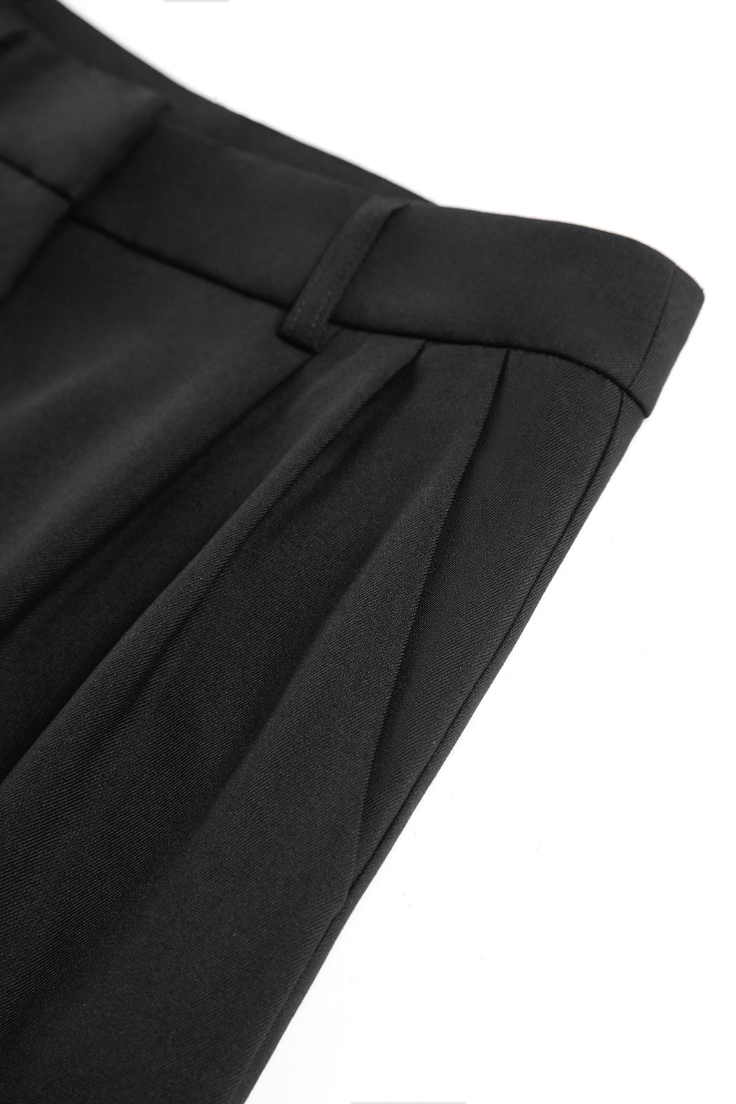 Pantaloni di lino a gamba larga e vita alta — Pantaloni eleganti da vestire