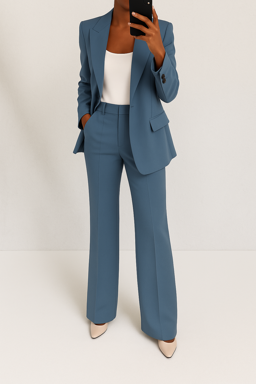 Completo blazer e pantaloni — Tailleur elegante e senza tempo
