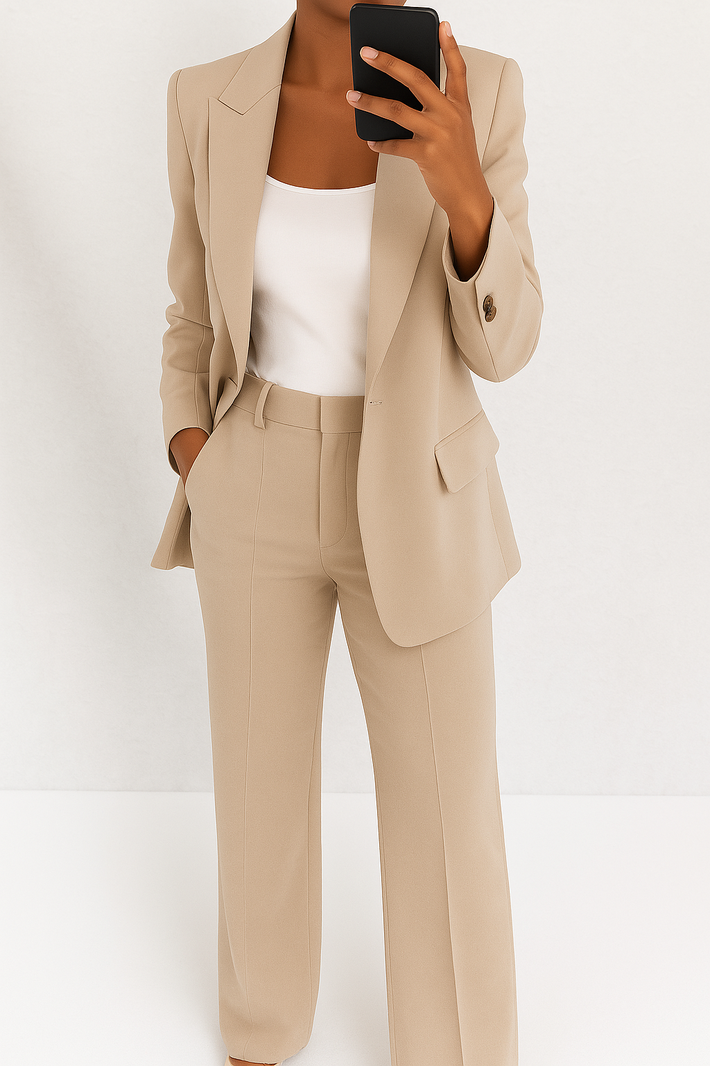 Completo blazer e pantaloni — Tailleur elegante e senza tempo