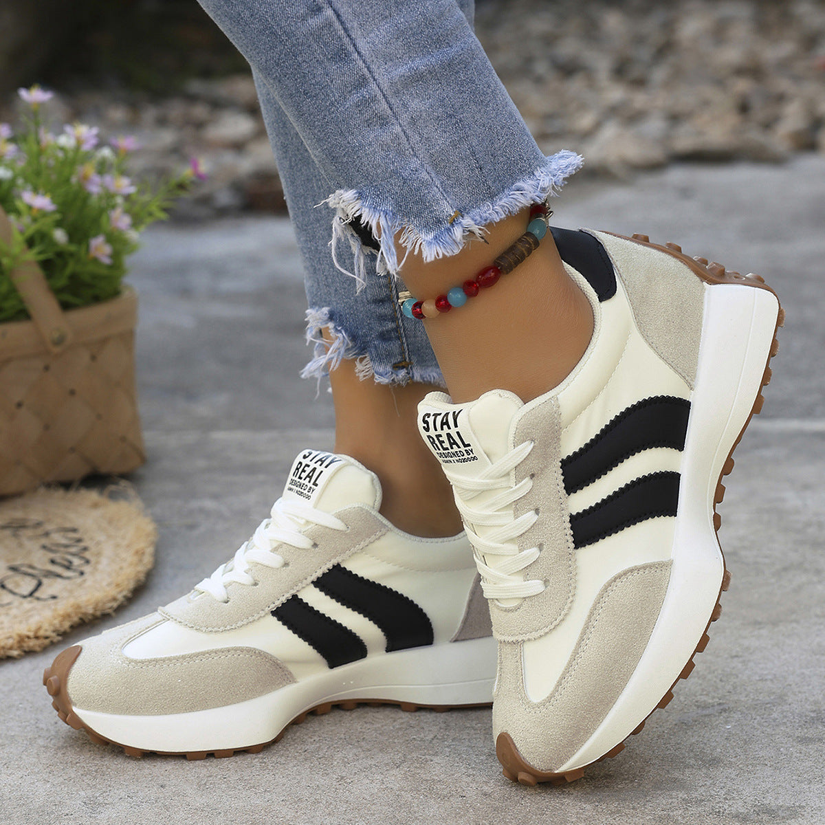 Sneakers ortopediche leggere — Calzatura comoda con ammortizzazione