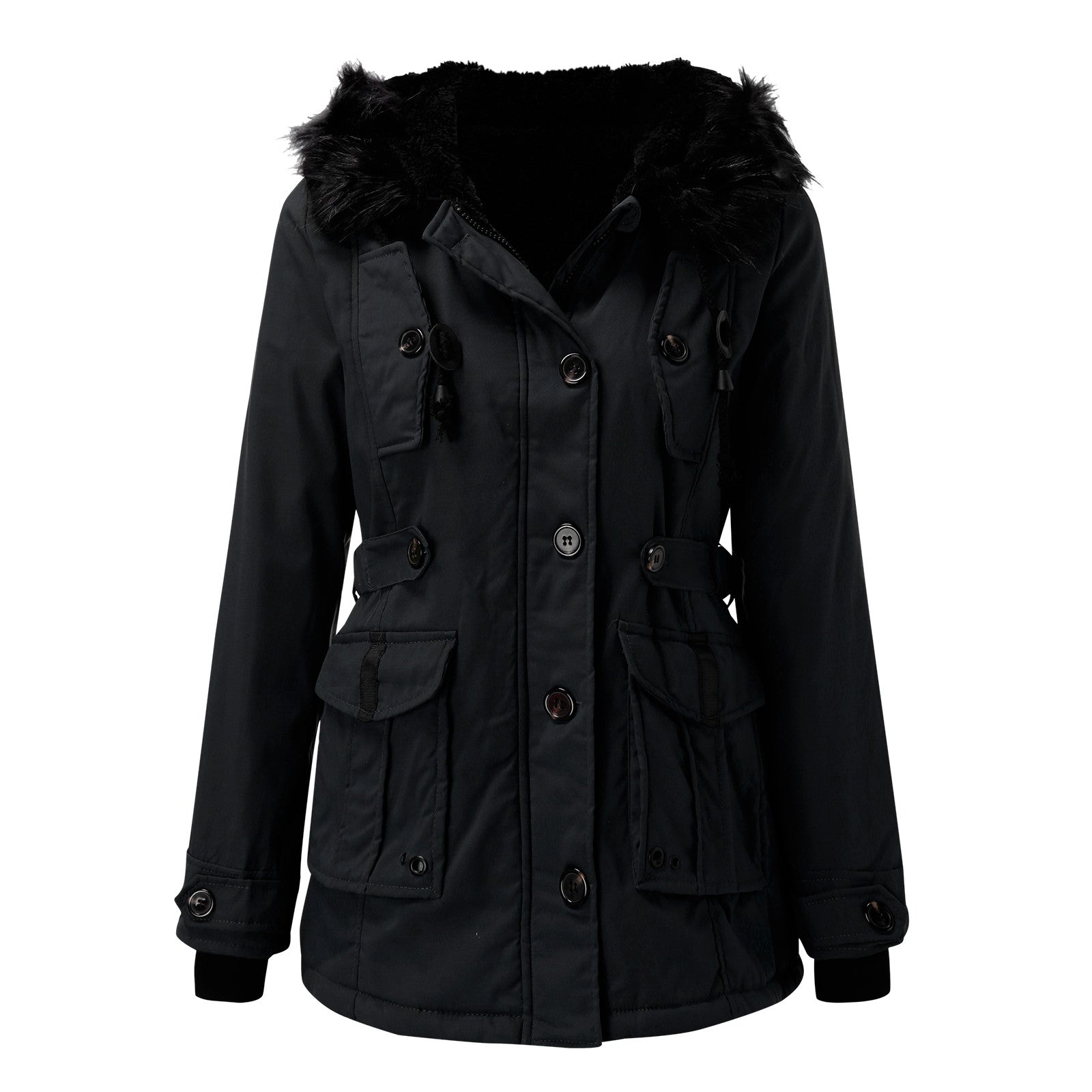 Parka de invierno para mujer, prenda de abrigo