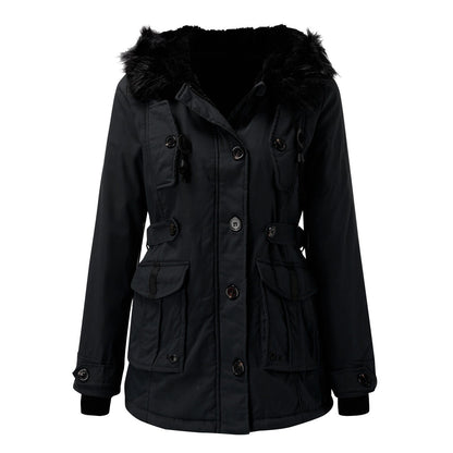 Parka de invierno para mujer, prenda de abrigo