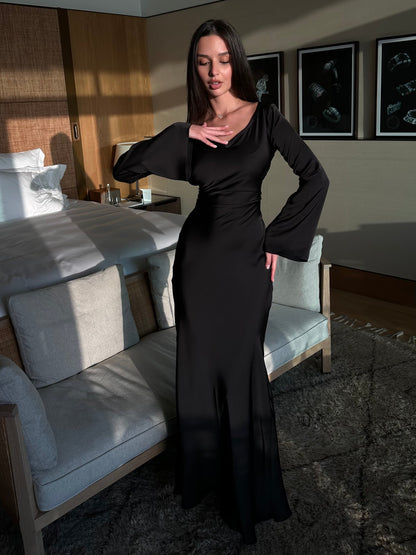 Vestido maxi para mujer, elegante