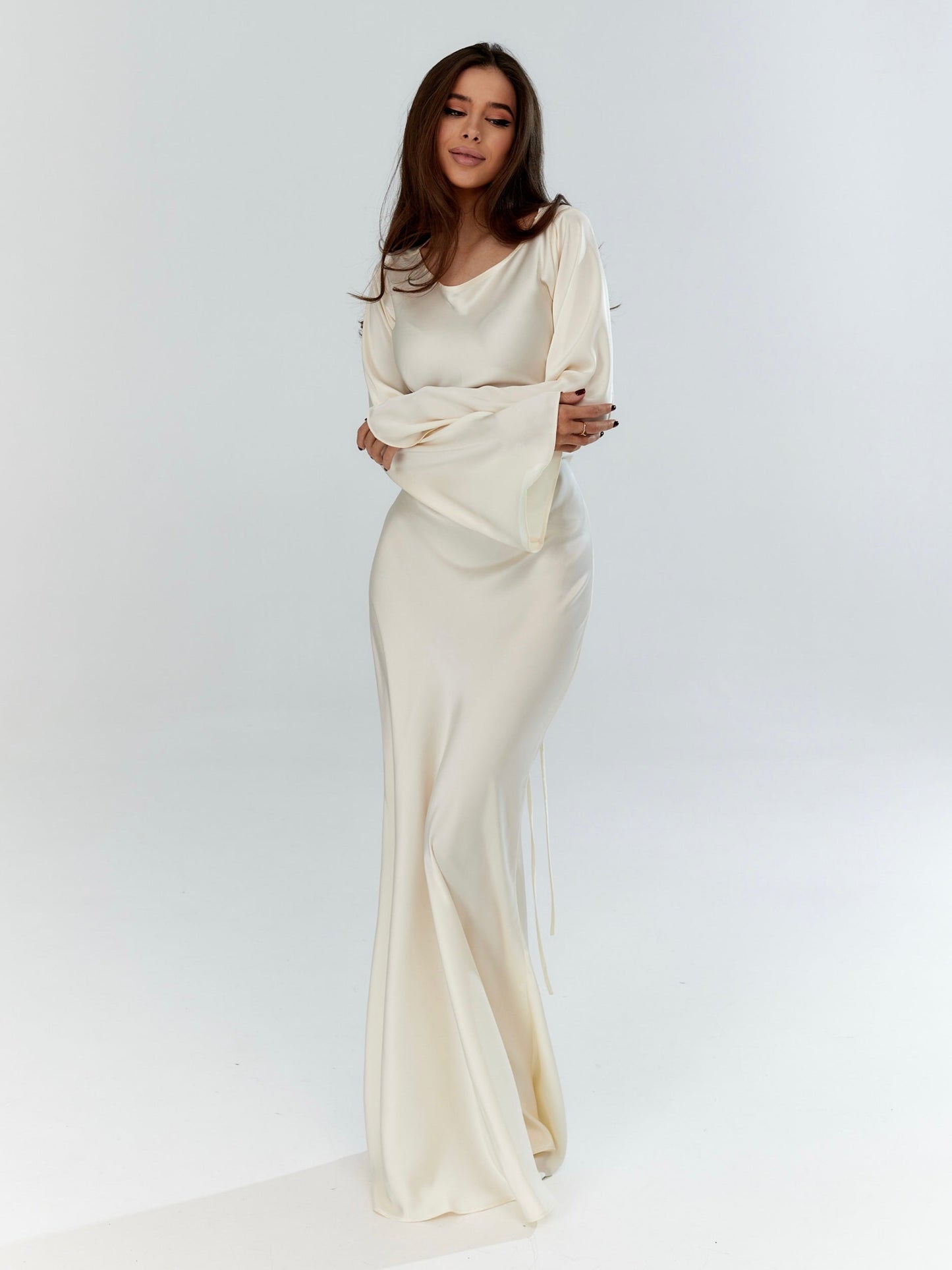 Vestido maxi para mujer, falda de vuelo