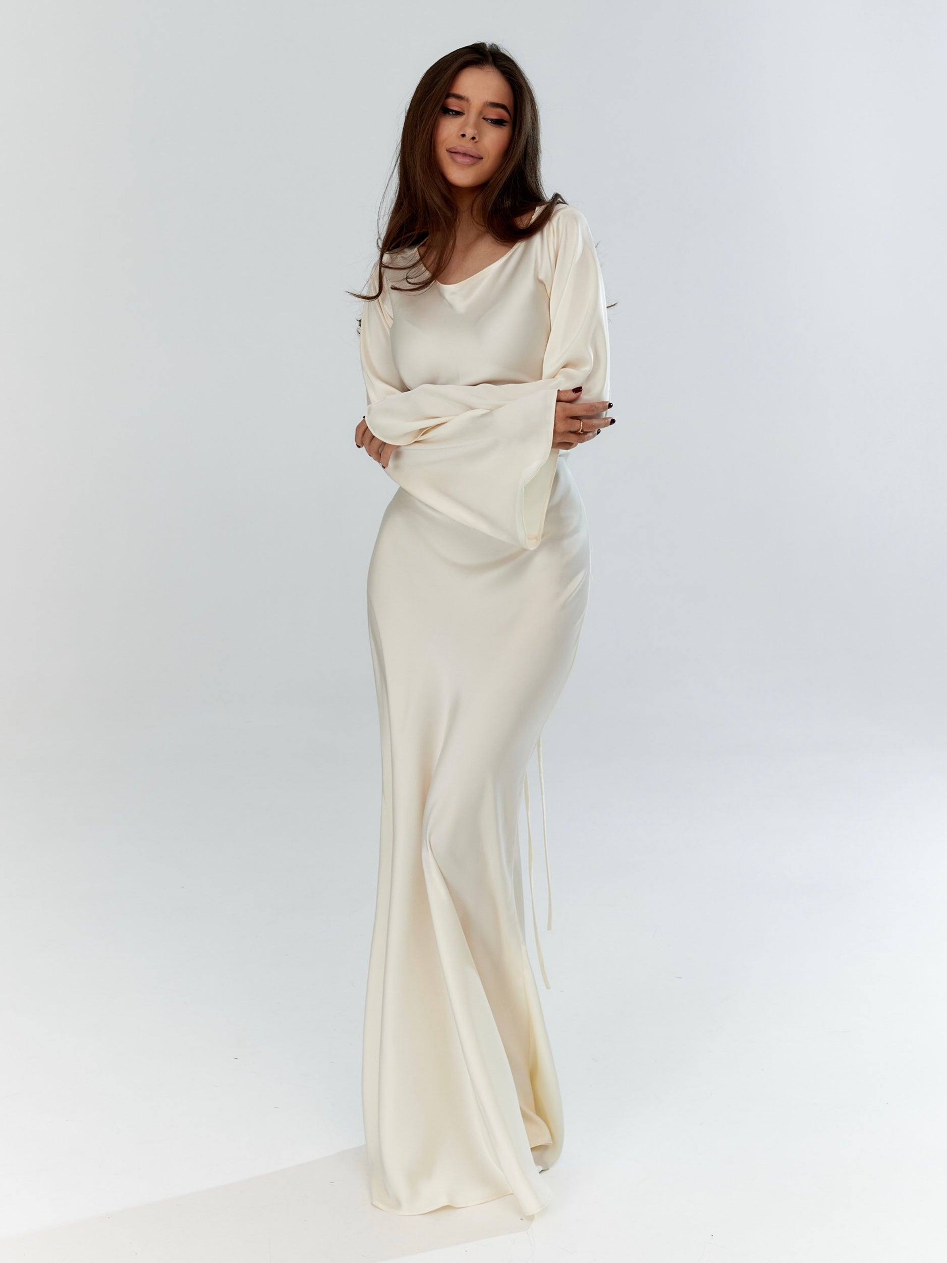 Vestido maxi para mujer, falda de vuelo