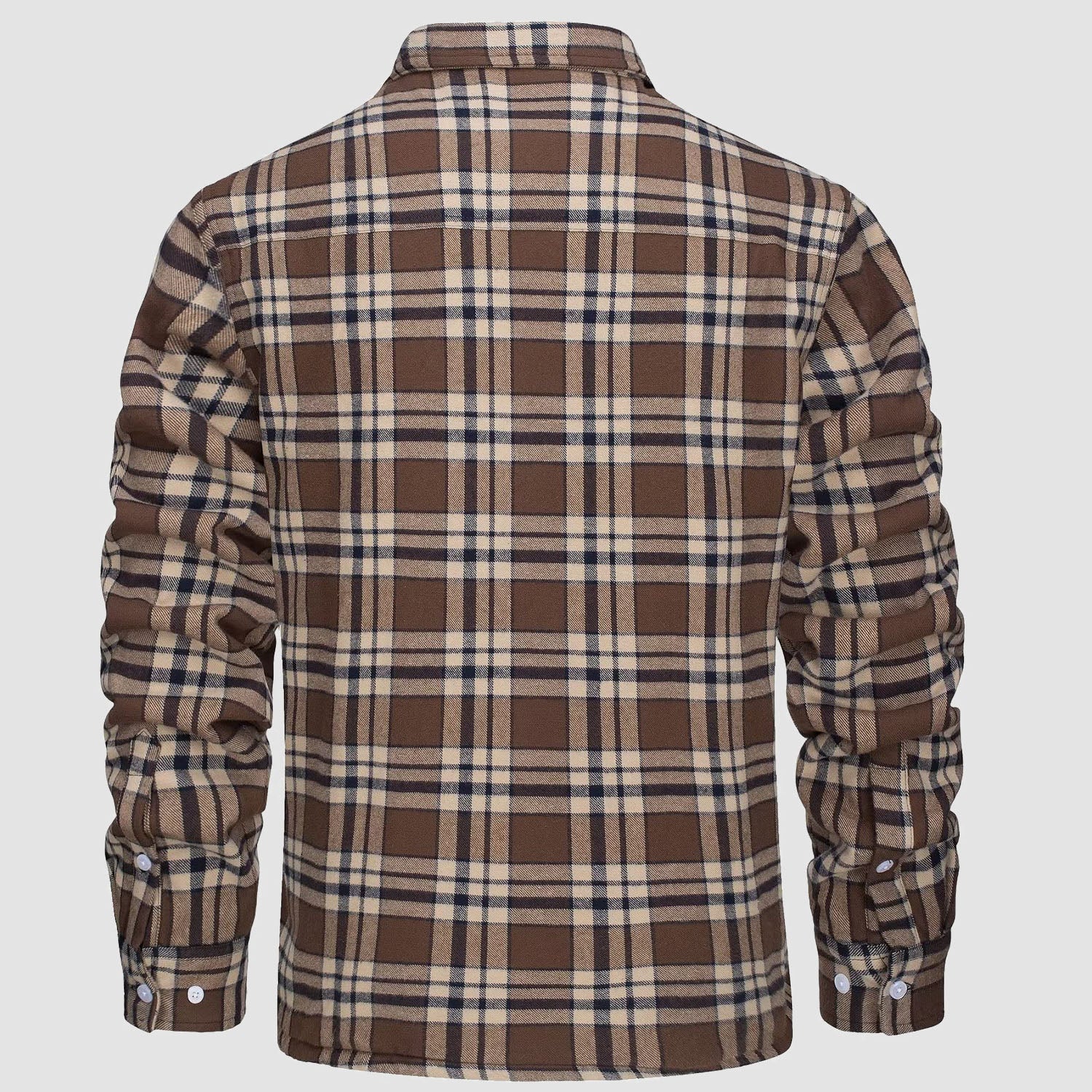 Sopracamicia casual con tasche — Camicia-giacca da mezza stagione
