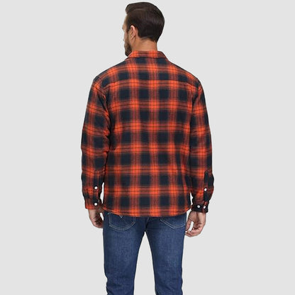 Sopracamicia casual con tasche — Camicia-giacca da mezza stagione