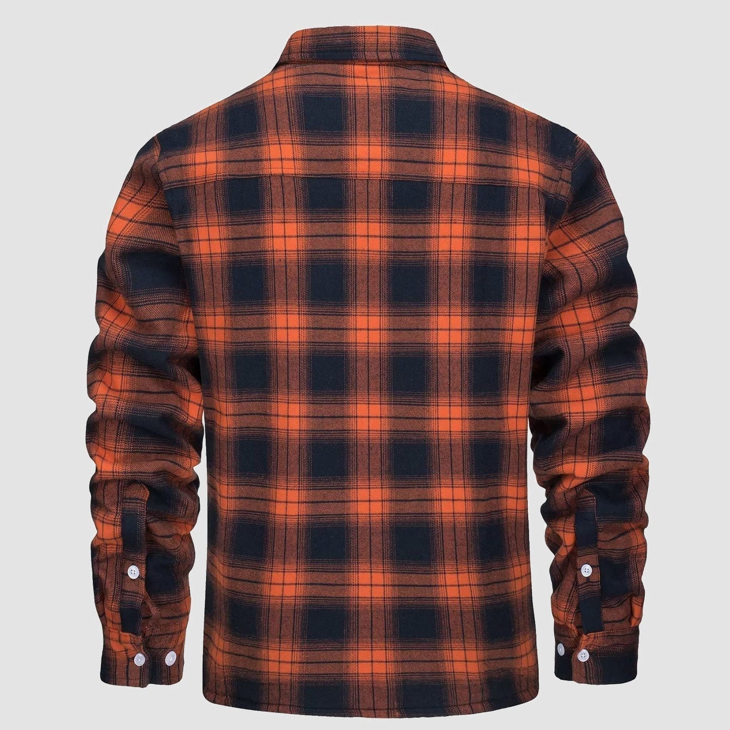 Sopracamicia casual con tasche — Camicia-giacca da mezza stagione