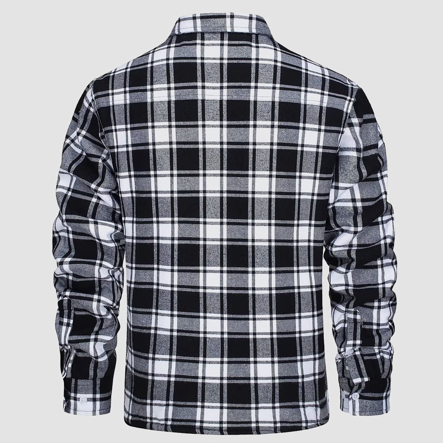 Sopracamicia casual con tasche — Camicia-giacca da mezza stagione
