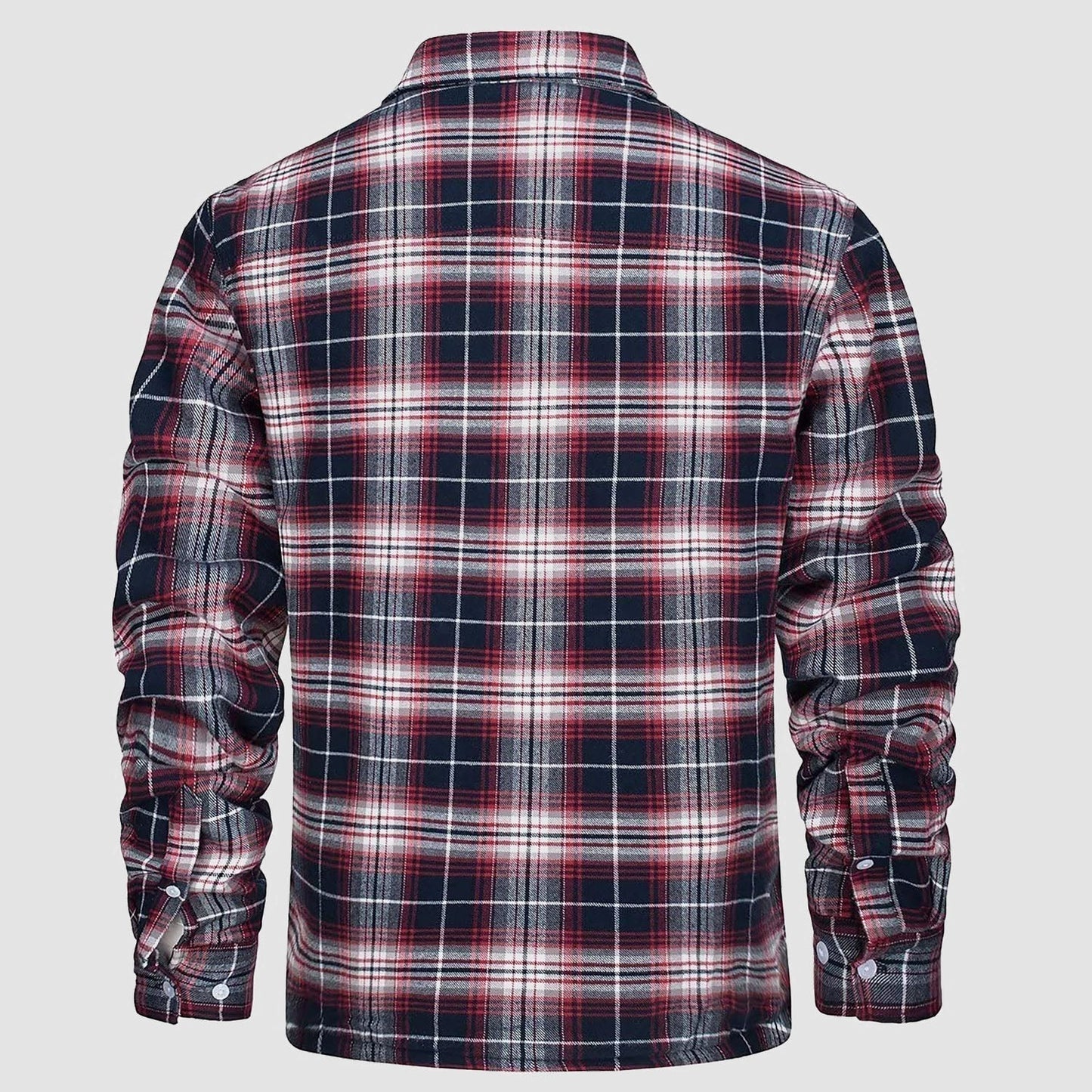 Sopracamicia casual con tasche — Camicia-giacca da mezza stagione