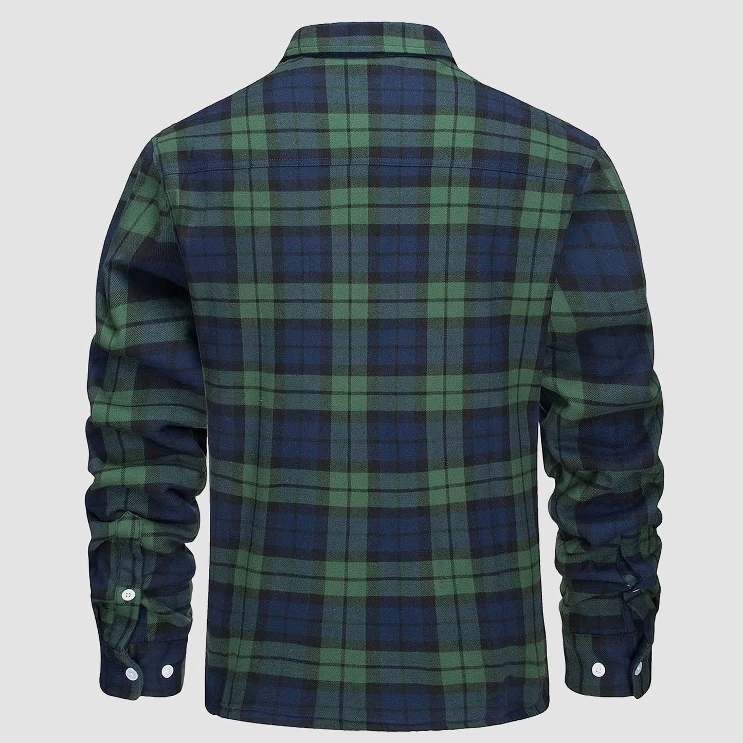 Sopracamicia casual con tasche — Camicia-giacca da mezza stagione
