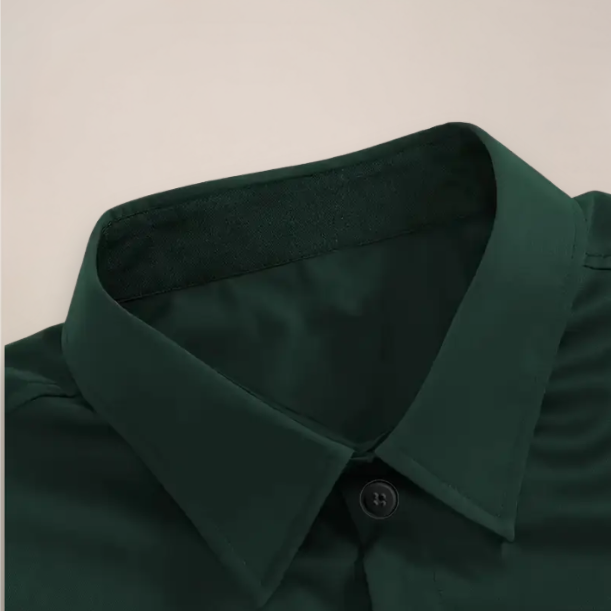 Camicia slim elegante — Camicia a manica lunga primaverile con collo classico