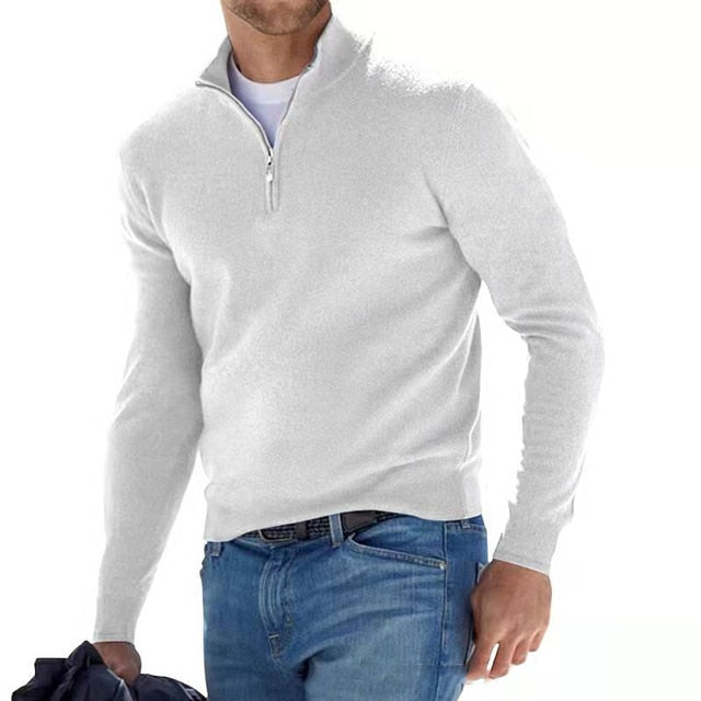 Jersey de punto para hombre, casual